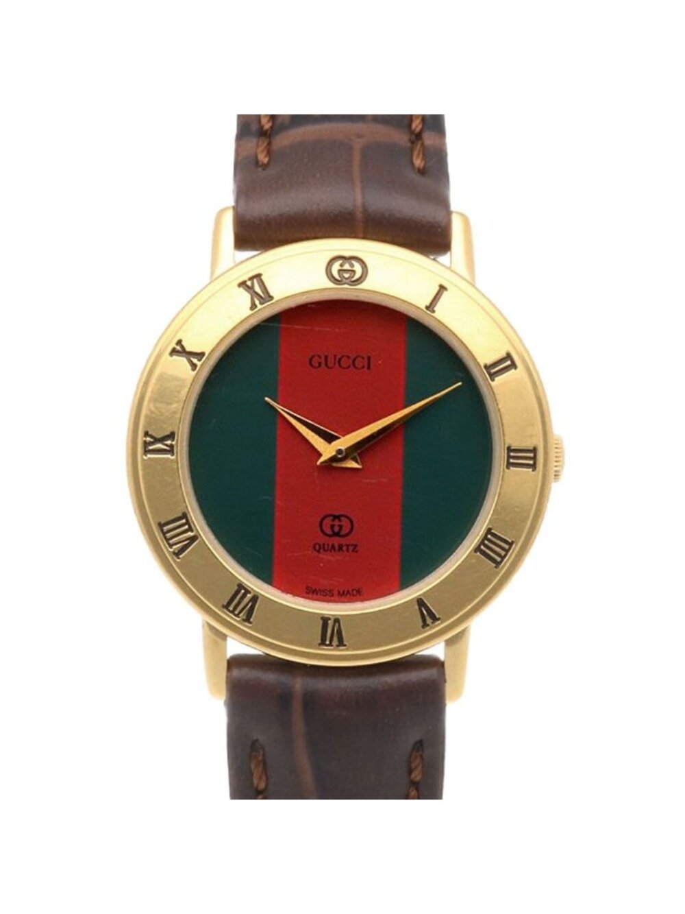 Gucci Watch Quartz Gold